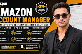be your amazon account manager and amazon fba virtual assistant