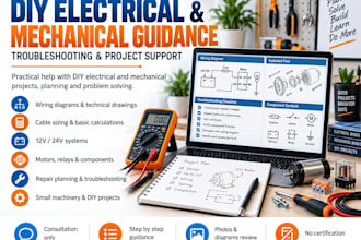 help you troubleshoot and plan your DIY electrical or mechanical project