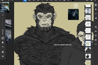 draw your oc and roblox avatar and fanart