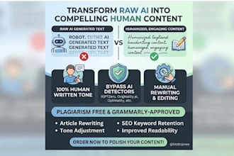 convert ai writing to human text and pass ai detectors