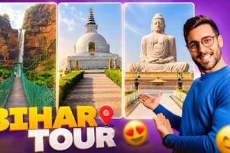 design an eye catching travel youtube thumbnail