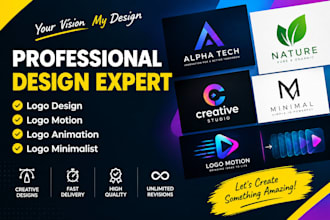 create professional custom logo motion design