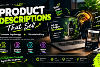 craft product descriptions using to boost your sales