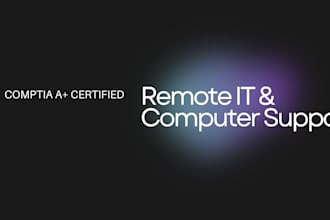 provide remote computer and IT technical support