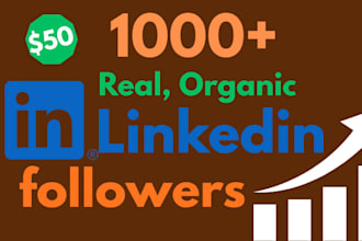 do real engagement of linkedin profile or company followers