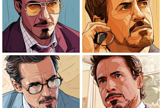 create ai comic book, illustrations any style