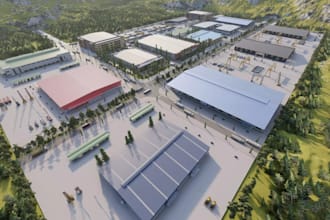 design industrial park masterplan warehouse, logistics and industrial site plans