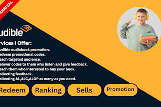 do audible or amazon acx audiobook promotion