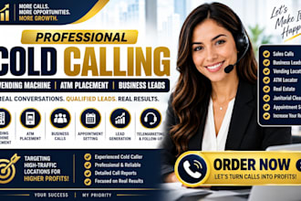 janitorial cleaning cold calling, vending machine cold calling, b2b cold caller