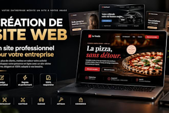je vais créer un site web one page professionnel