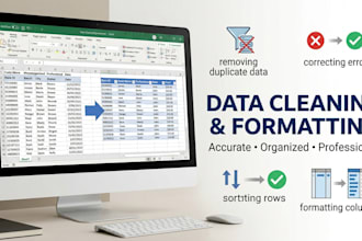 clean, format, merge, split excel data