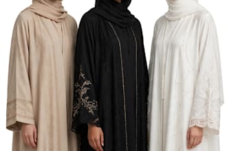 design luxury abaya design and modest fashion tech pack