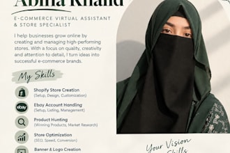 shopify expert and ecommerce store developer