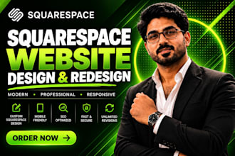build squarespace website design, redesign squarespace website development