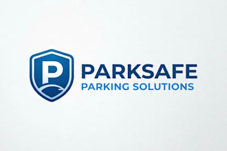 design a clear and professional parking logo for your brand