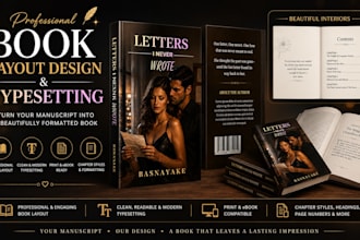 professionally format your book, layout and typeset for KDP