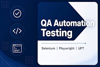 do professional QA automation testing with selenium playwright