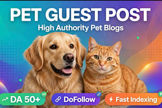 do pet guest post on high authority pet blogs and dog blogs