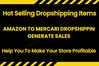 do mercari listings, dropshipping, cross listing and mercari store management