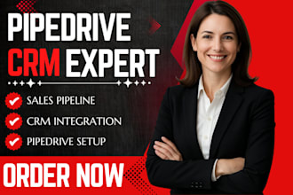 setup and automate pipedrive CRM sales pipeline workflows