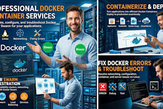 dockerize your application, configure docker swarm, and troubleshoot dock