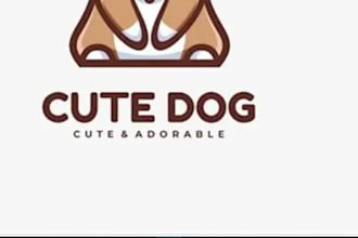 design a professional modern dog logo