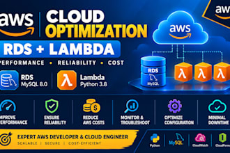 optimize AWS rds mysql, lambda, performance and reduce AWS costs
