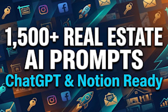 create custom chatgpt prompt bundles for real estate marketing