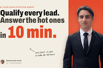 build an ai lead qualification agent that scores leads and drafts replies
