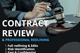 review contracts and provide legal document support
