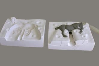 do custom silicone mold design injection mold resin slip casting 3d cad mold stl