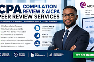 provide CPA compilation, review and aicpa peer review services
