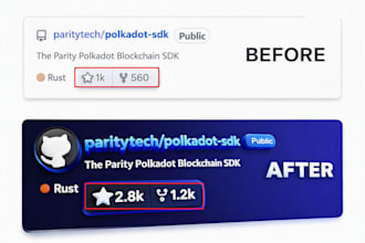 professionally promote your github repository for more stars and visibility