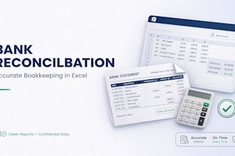 do bank reconciliation and bookkeeping in excel