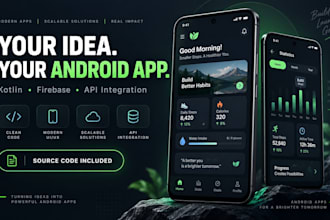be your android app developer for custom kotlin apps