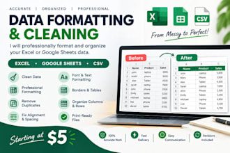 professionally format your data