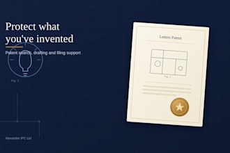 patent search patent filing trademark patent check for your invention