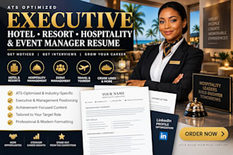 write an ats executive hotel, resort, hospitality and event manager resume
