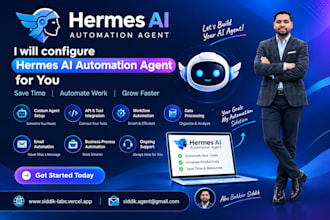 configure hermes ai automation agent and workflows for your business