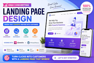 create a responsive sales landing page for your business