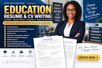 write an ats education teacher academic administrator executive edtech resume