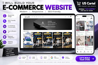 build custom fully functional SEO ready ecom platform