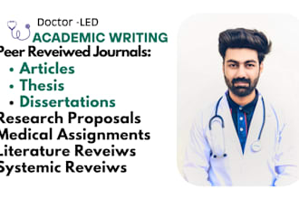 edit medical manuscript theses dissertation for journal submission as doctor