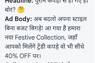 write high converting hindi ad copy for your business
