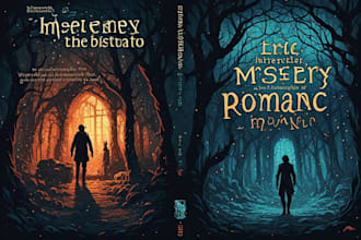 create thriller, mystery, crime or romance book cover design