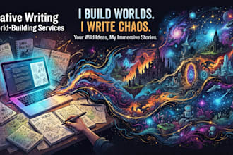 write dark sci fi, fantasy, and custom lore for your project
