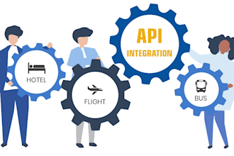 make a travel website and integrate hotel, flight, gds api
