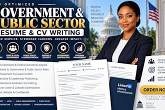 write an ats federal, state, local government public sector executive resume
