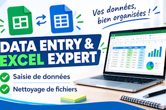 votre assistant virtuel pour la saisie de donnees et excel