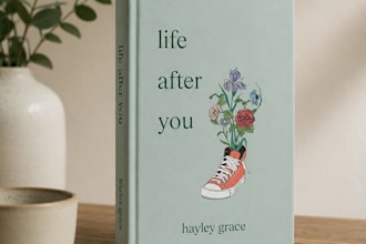 design a professional book cover and realistic 3d book mockup